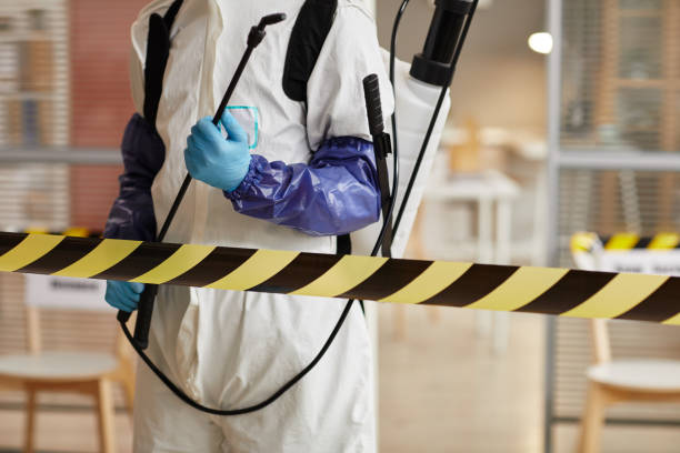 Professional Biohazard Cleanup technician working in Herald, CA